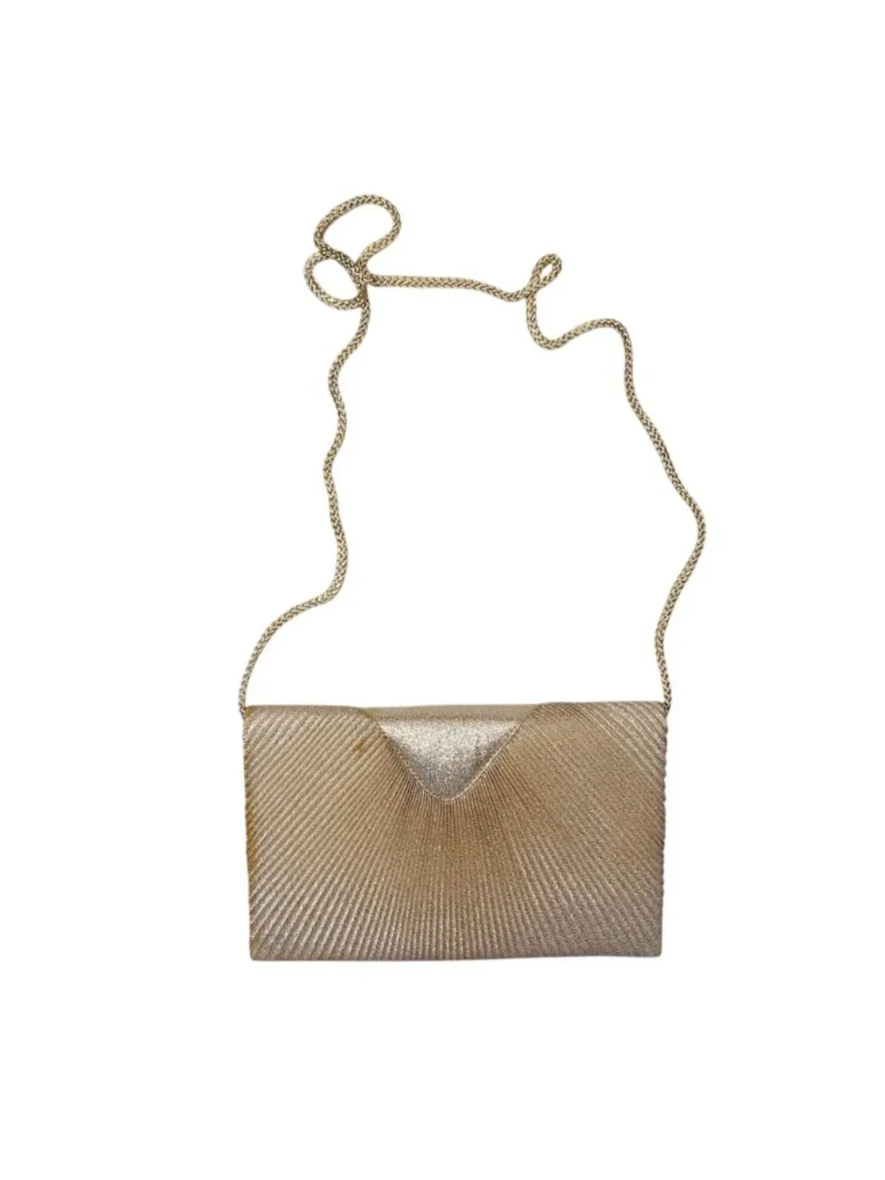 Vintage Gold Clutch Crossbody Party Bag Handbag